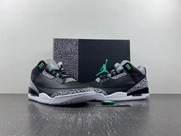 Rep Air Jordan 3 Green Glow CT8532-031 0129