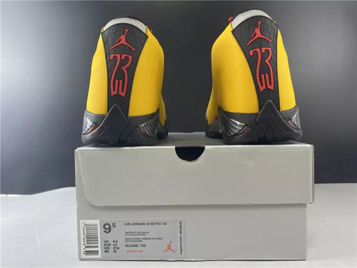 Cheap AIR JORDAN 14 RETRO UNIVERSITY GOLD BQ3685-706 0115