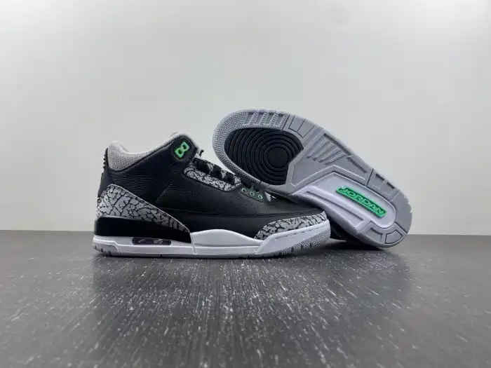 Rep Air Jordan 3 Green Glow CT8532-031 0129