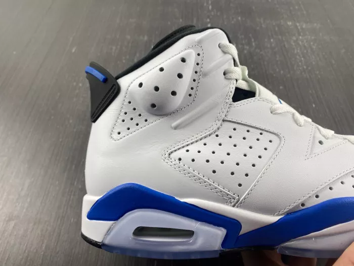 Rep Air Jordan 6 Retro Sport Blue (2014) 384664-107 0118