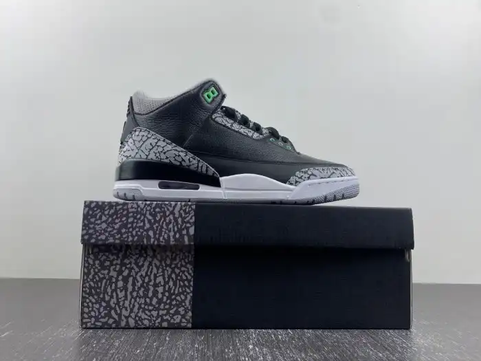 Rep Air Jordan 3 Green Glow CT8532-031 0129