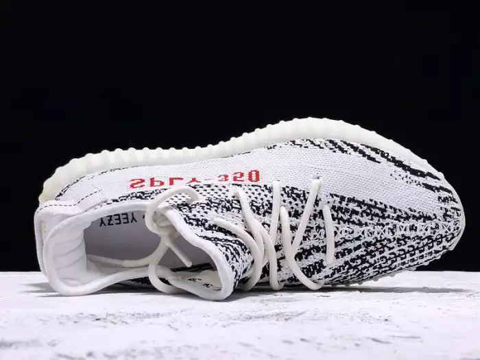 Rep Adidas Yeezy Boost 350 V2 Zebra Black White CP9654 0124