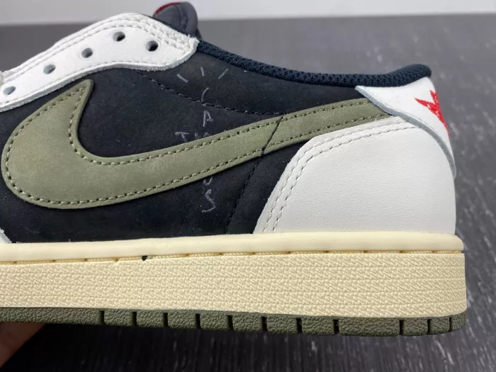 Cheap Travis Scott x Air Jordan 1 Low OG WMNS Olive DZ4137-106 0115