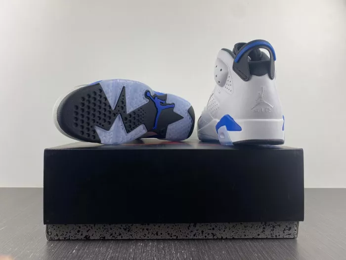 Rep Air Jordan 6 Retro Sport Blue (2014) 384664-107 0118