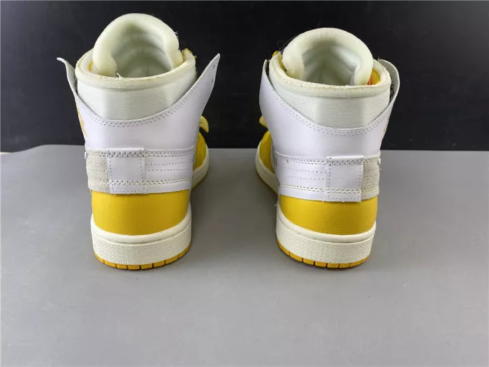 Rep Air Jordan 1 x Off-White NRG White Dark Powder Yellow-Cone AQ0818-149 0115