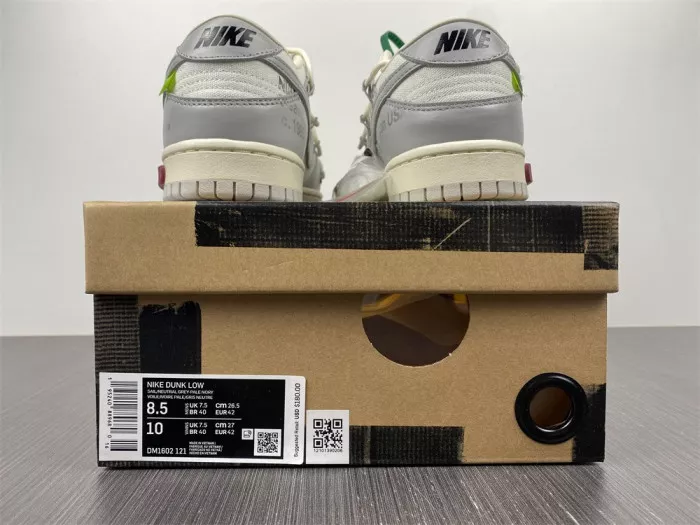 Cheap Nike Dunk Low Off-White Lot 25 DM1602-121 0116