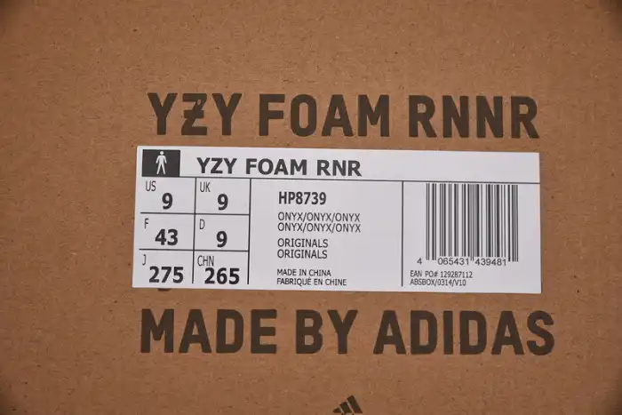 Rep Adidas Yeezy Foam RNNR Onyx HP8739 0123