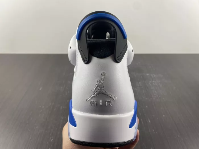 Rep Air Jordan 6 Retro Sport Blue (2014) 384664-107 0118