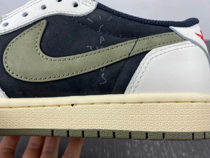 Cheap Travis Scott x Air Jordan 1 Low OG WMNS Olive DZ4137-106 0115