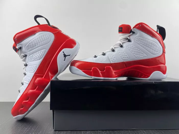 Cheap Air Jordan 9 Retro White Gym Red 302370-160 0115