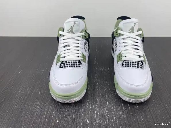 Cheap WMNS Jordan Air 4 Seafoam AQ9129-103 0214