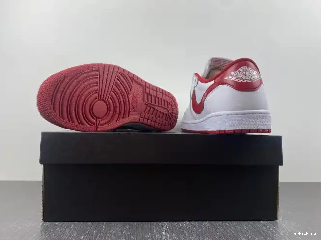 Rep White Red 1 705329-101 Jordan Low Varsity Retro 0220