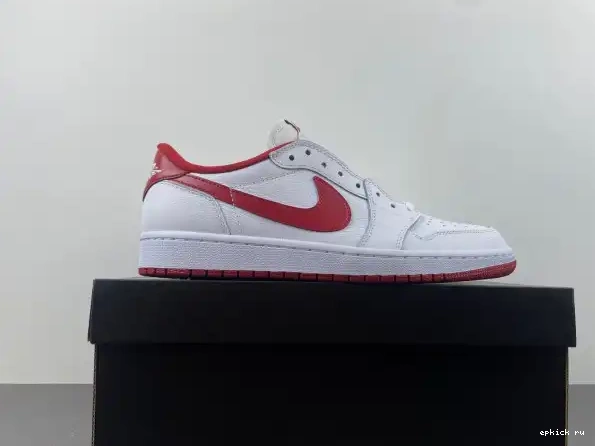 Rep White Red 1 705329-101 Jordan Low Varsity Retro 0220