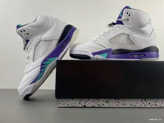 Rep Air 5 136027-108 Retro Jordan (2013) Grape 0210