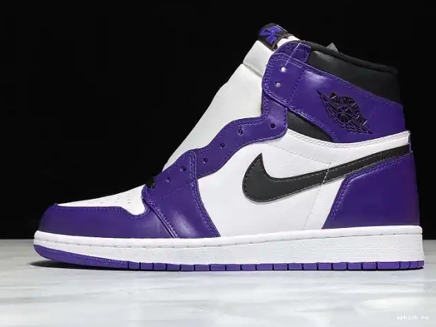 Rep High Air Court 1 555088-500 OG Jordan Purple 0208