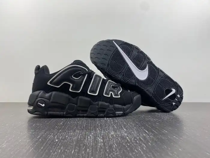 Cheap AMBUSH x Nike Air More Uptempo Low Black White FB1299-001 0206