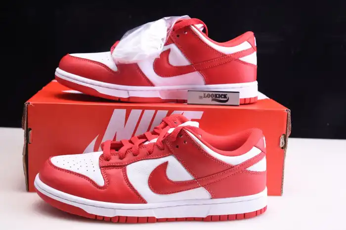 Cheap NIKE DUNK LOW UNIVERSITY RED WHITE CU1727-100 0203