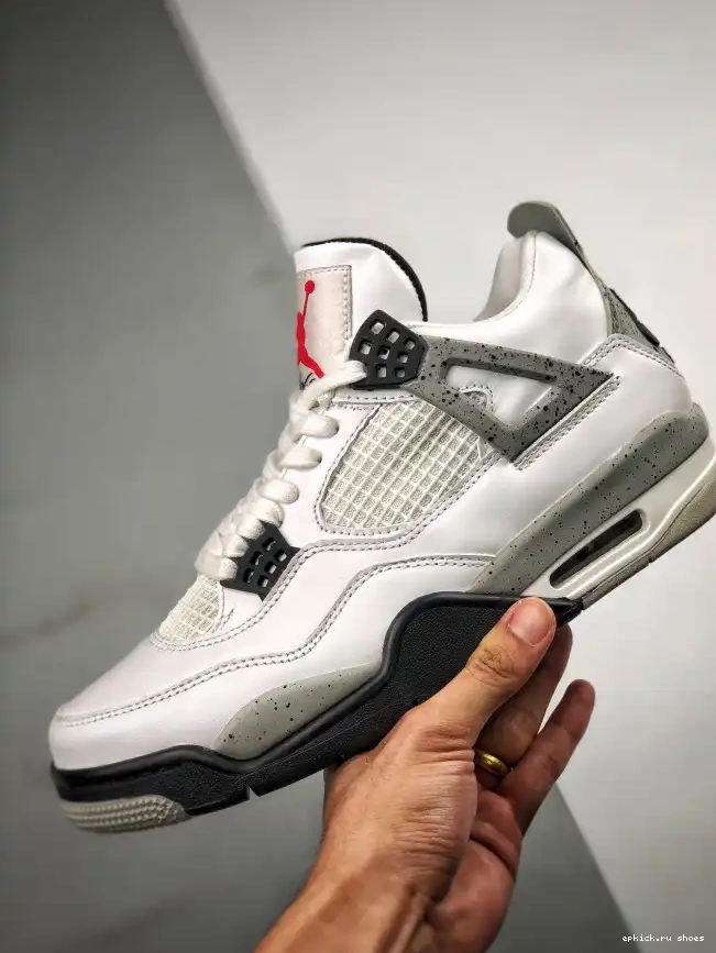 Cheap 840606-192 (nike) Cement OG White Jordan Air 4 0225