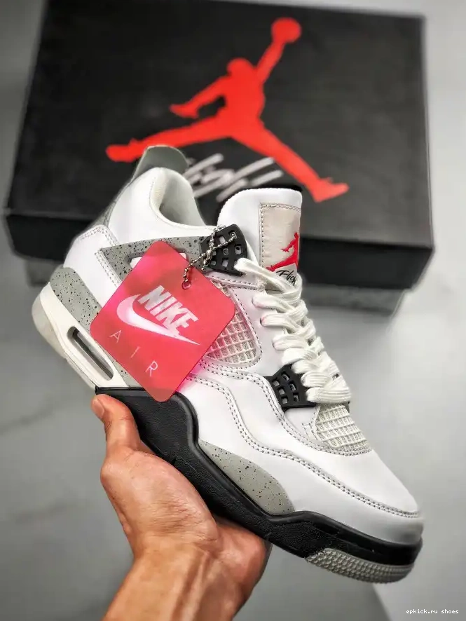 Cheap 840606-192 (nike) Cement OG White Jordan Air 4 0225