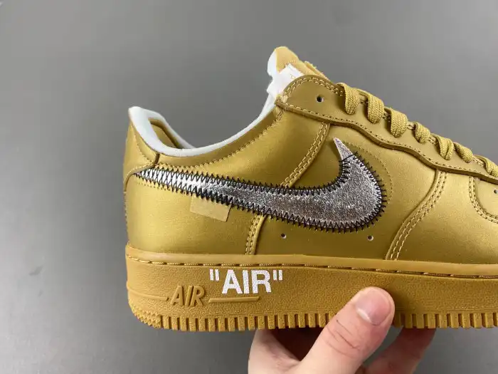 Cheap Nike Air Force 1 Low Off-White Gold AO4297-800 0203