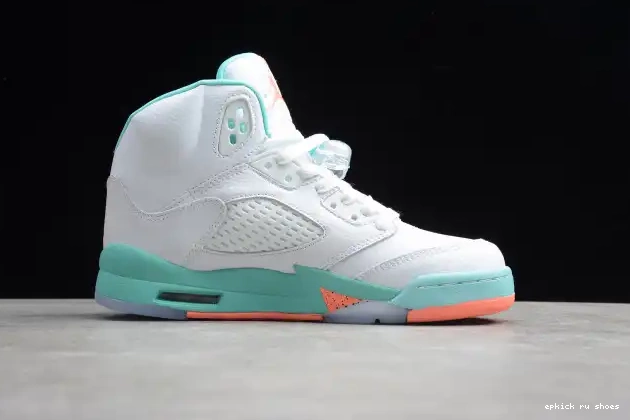 Cheap Jordan 5 440892-100 Air Aqua GS Light 0212