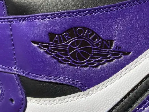 Rep High Air Court 1 555088-500 OG Jordan Purple 0208