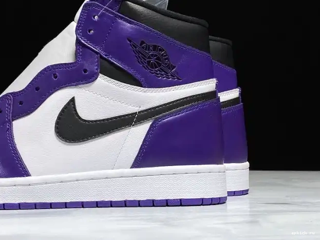 Rep High Air Court 1 555088-500 OG Jordan Purple 0208