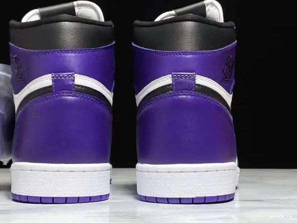 Rep High Air Court 1 555088-500 OG Jordan Purple 0208