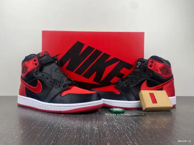 Rep Jordan Air Satin 1 WMNS OG Bred FD4810-061 High 0215