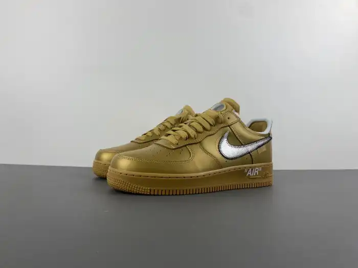 Cheap Nike Air Force 1 Low Off-White Gold AO4297-800 0203