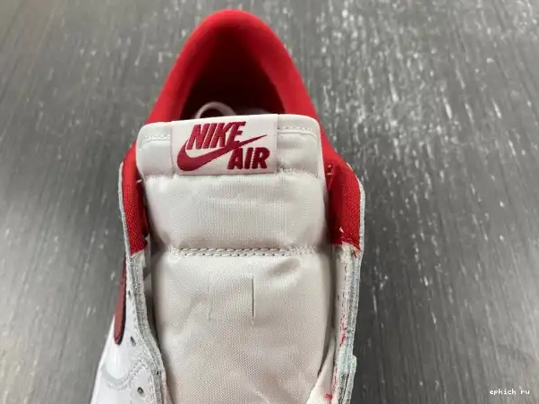 Rep White Red 1 705329-101 Jordan Low Varsity Retro 0220