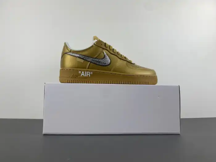 Cheap Nike Air Force 1 Low Off-White Gold AO4297-800 0203