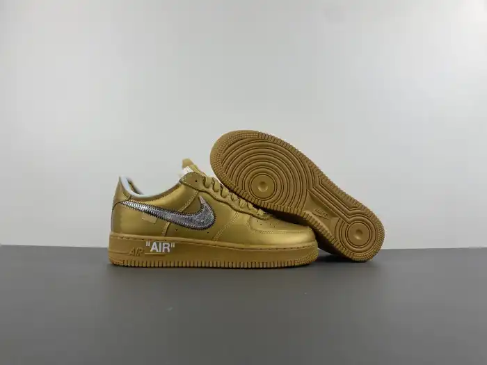 Cheap Nike Air Force 1 Low Off-White Gold AO4297-800 0203