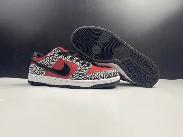 Cheap Nike Dunk SB Low Red Cement (2012) 313170-600 0206