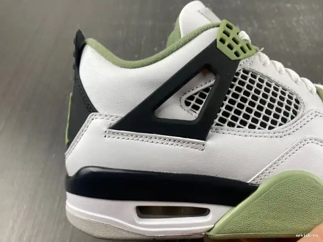 Cheap WMNS Jordan Air 4 Seafoam AQ9129-103 0214