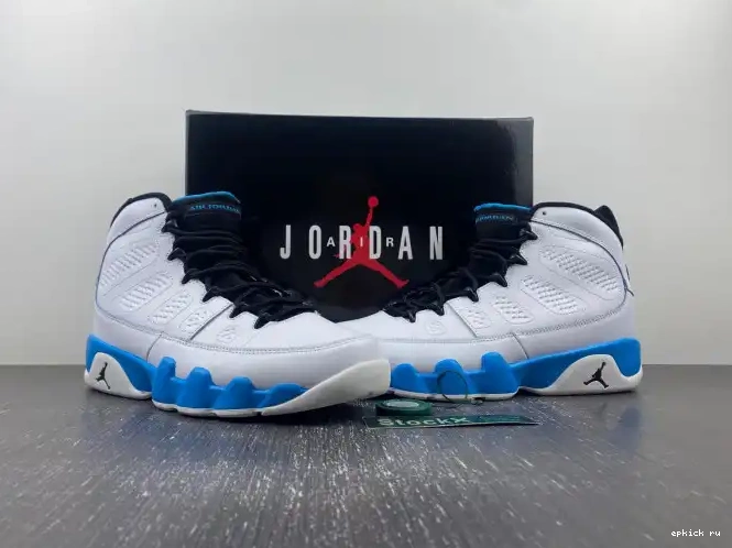 Rep 9 Air Powder Jordan FQ8992-101 Blue 0220