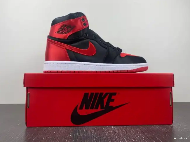 Rep Jordan Air Satin 1 WMNS OG Bred FD4810-061 High 0215