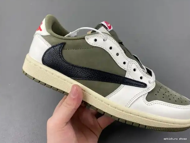 Cheap OG TRAVIS MEDIUM X AIR JORDAN SCOTT 1 OLIVE DM7866-200 LOW 0225