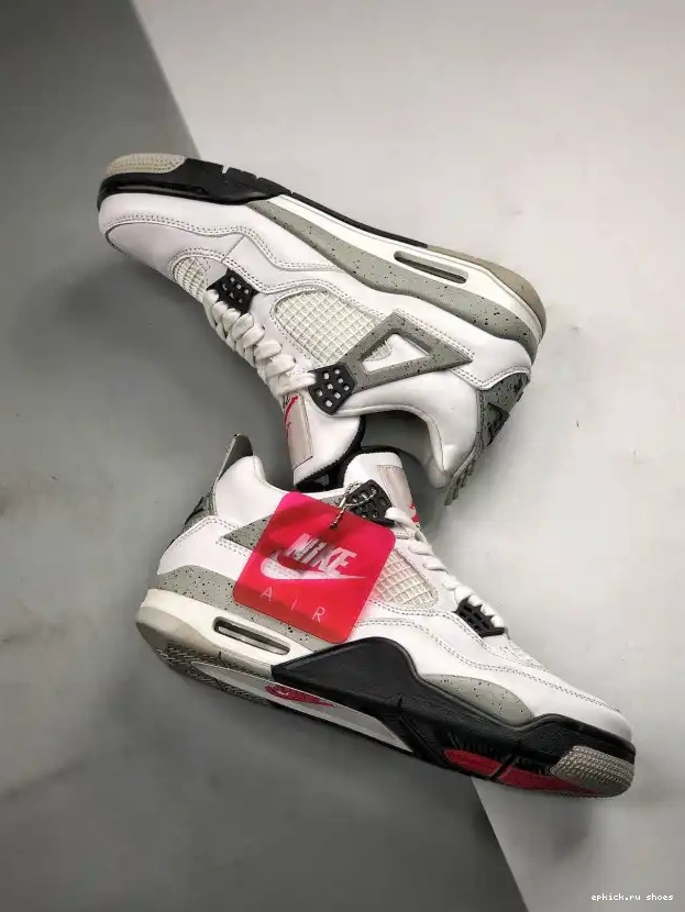 Cheap 840606-192 (nike) Cement OG White Jordan Air 4 0225