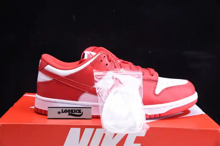 Cheap NIKE DUNK LOW UNIVERSITY RED WHITE CU1727-100 0203