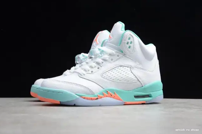 Cheap Jordan 5 440892-100 Air Aqua GS Light 0212