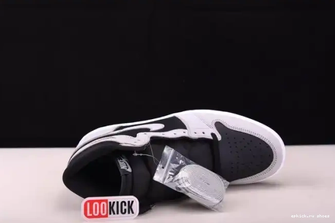 Rep High 1 Grey Jordan Light Black White Smoke Retro Air 555088-035 0319